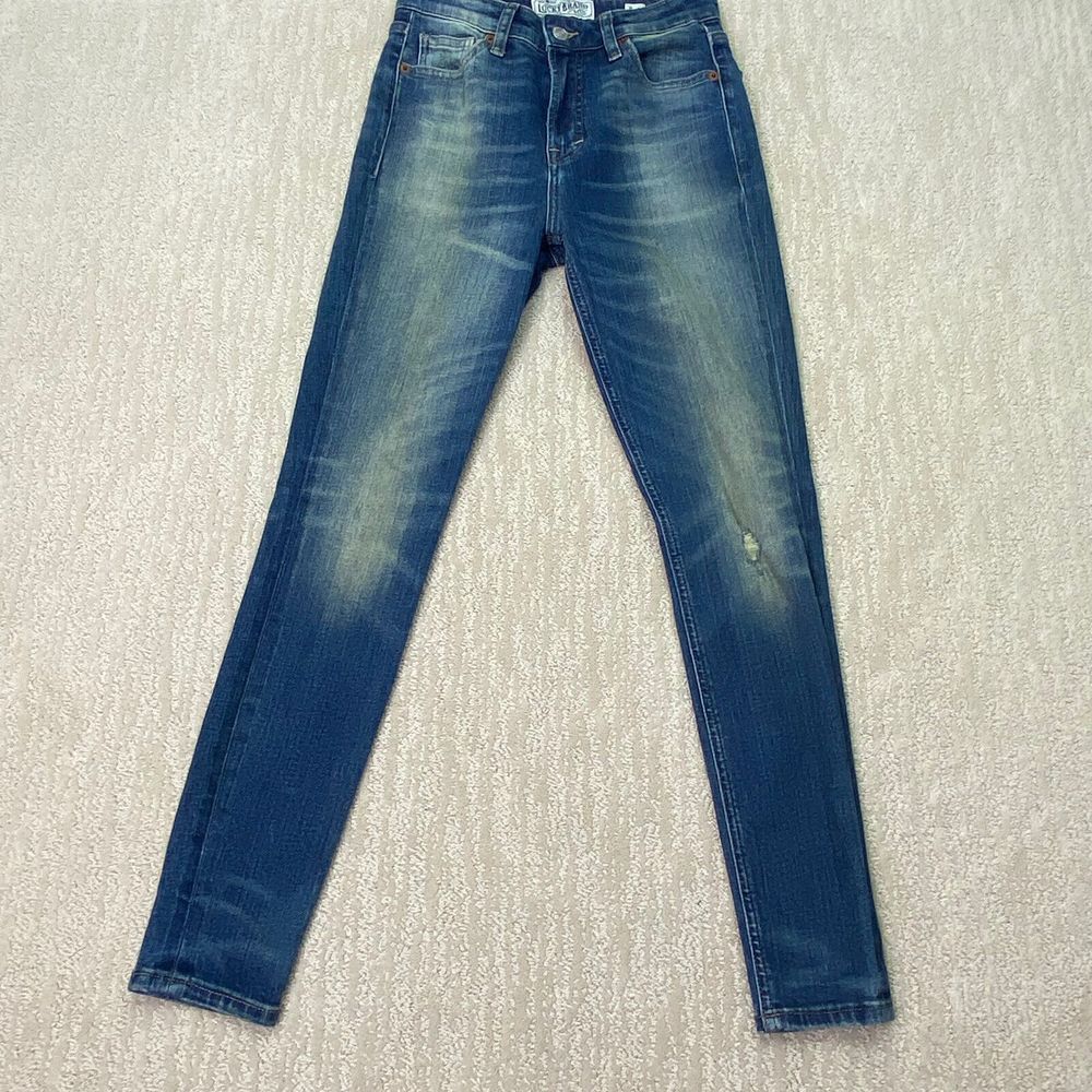 Lucky Brand Jeansโ Womens Blue Denim High Rise Skinny Bridgette Size 0/25*